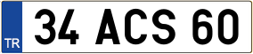 Truck License Plate